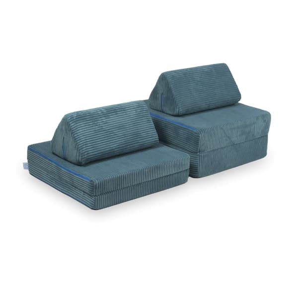 Montessori Comfort Mini -leikkisohva, sametti, sininen