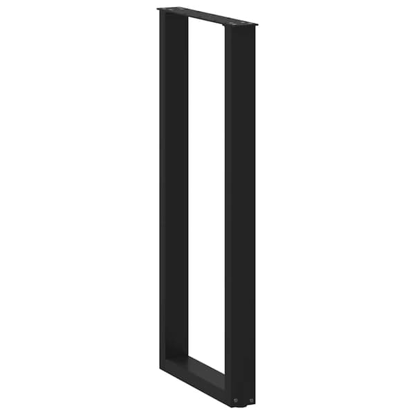 vidaXL sofabordsben, 2 stk., sort, 50x(110-111) cm, stål