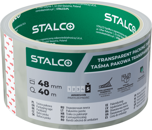Stalco Packtejp 48x60m Transparent S-38360