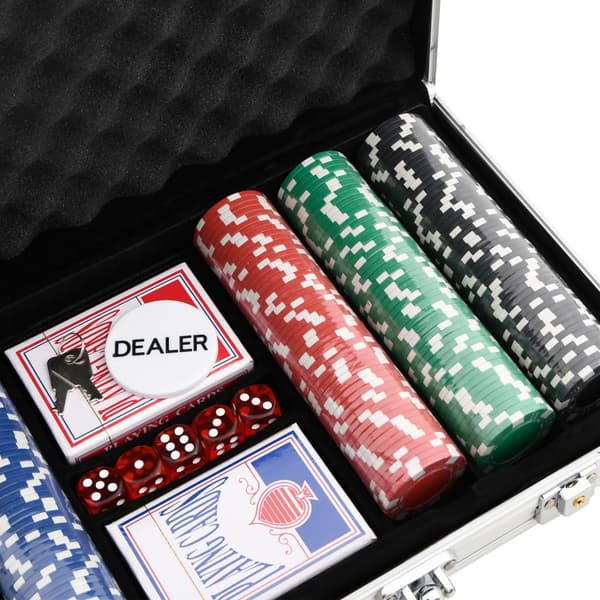 vidaXL pokerchipsæt, 300 dele, 11,5 g