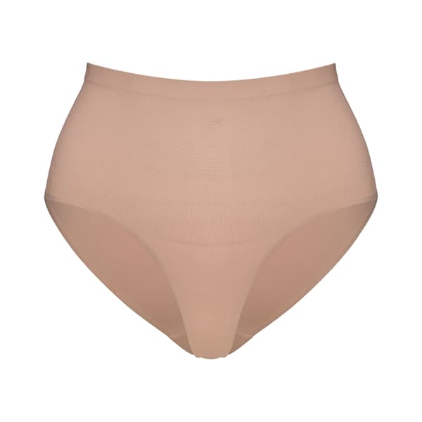 Sömlösa Esotiq högmidjade stringtrosor | Beige L