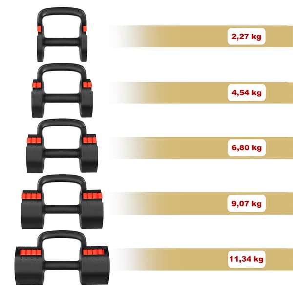 Hantel Kettlebellstöd 3-i-1 HL05 HMS
