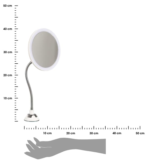 LED FLEXI kosmetikspejl