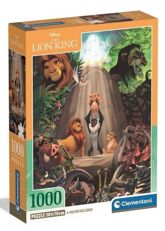 Pussel 1000 Lejonkungen kompakt