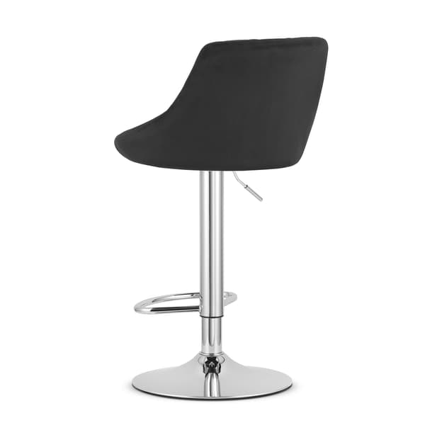 KAST pall - svart sammet / krombas x 2