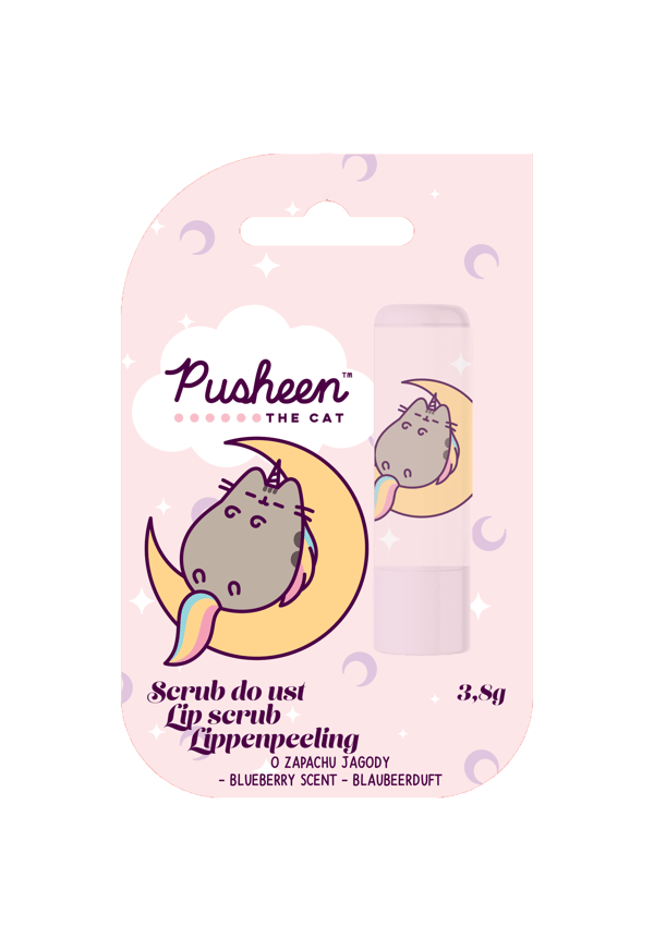Pusheen läppskrubb med söta blåbär 3,8 g