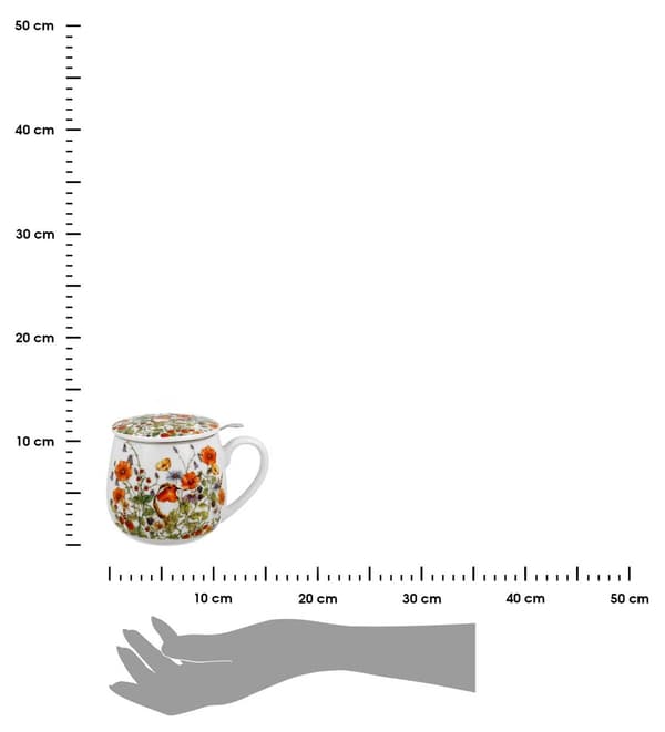 Vilde Fugle 430 ml Teinfuserkrus