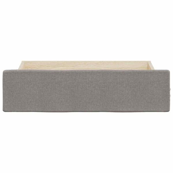 vidaXL Undersängslådor, 2 st, Taupe