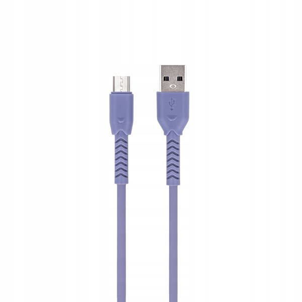 Maxlife USB - microUSB typ B laddningskabel 1 m lila