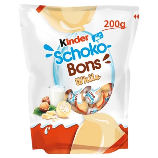 Godisar Schoko Bons Vit 200g - Kinder