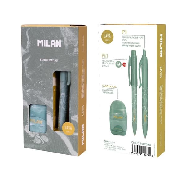 Lava gavesæt grøn MILAN