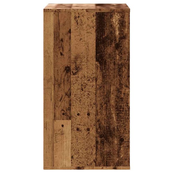 vidaXL kommode, antik træ, 60x41x76 cm, træbaseret materiale