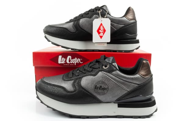 Lee Cooper Syntetisk/Memory Foam Sort [LCJ-25-03-3826L] år. 39