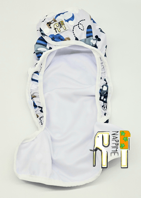 NappiMe COOLMAX POCKET vaskbare bleer med flyvinger