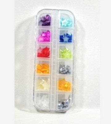 Halvstjerneperler 10mm 12 farver