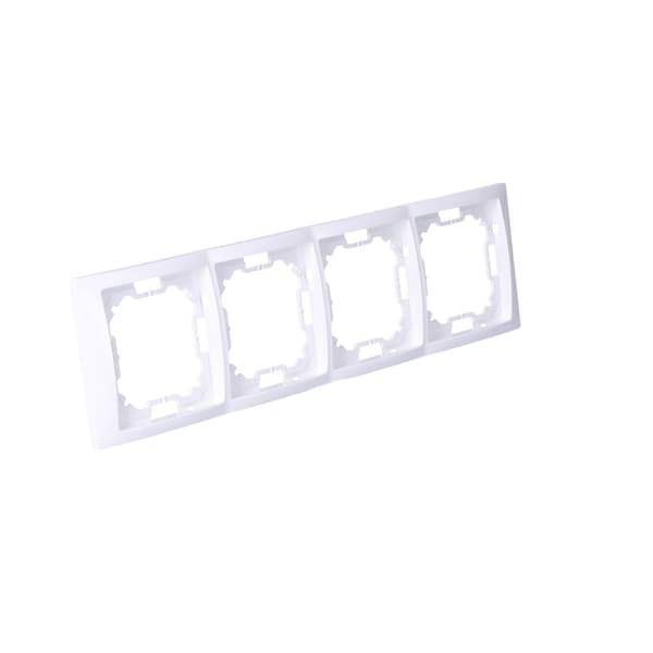 4-kanals ram - universell horisontell och vertikal, vit, basic neos