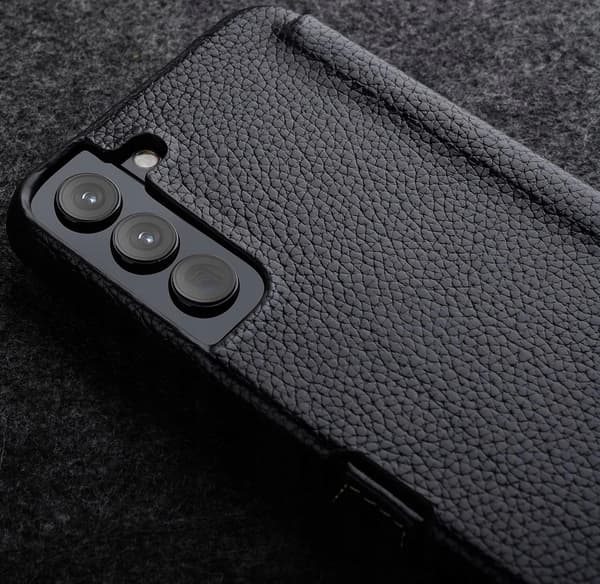 Samsung Galaxy S22 Plus Læderetui Sort StilGut