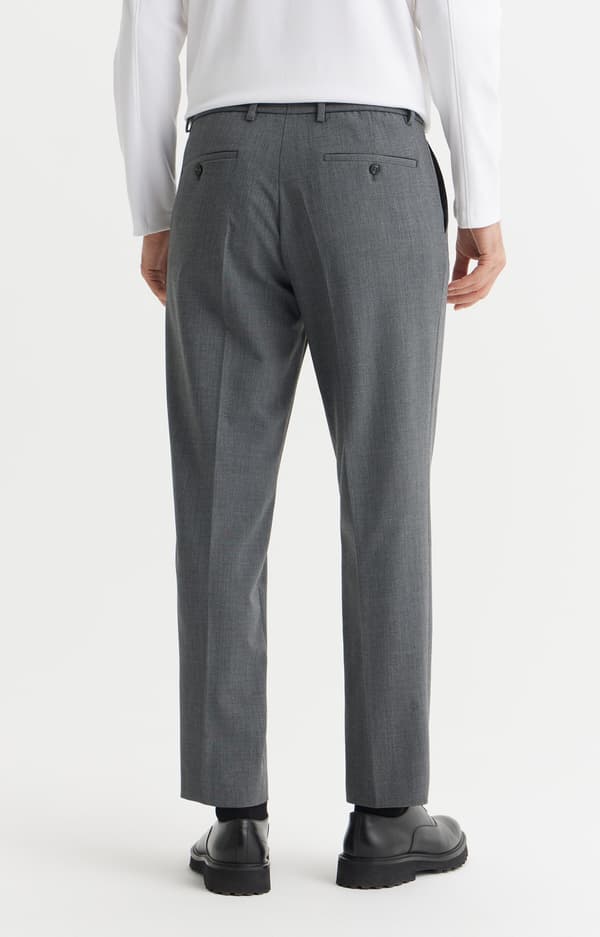Chinos i ull med normal passform, 32/32