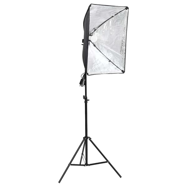 vidaXL Studiokit med softbox och bakgrund