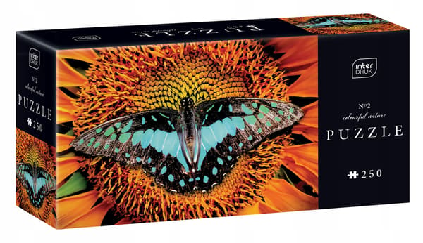 Puzzle 250 Värikäs luonto 2 Perhonen