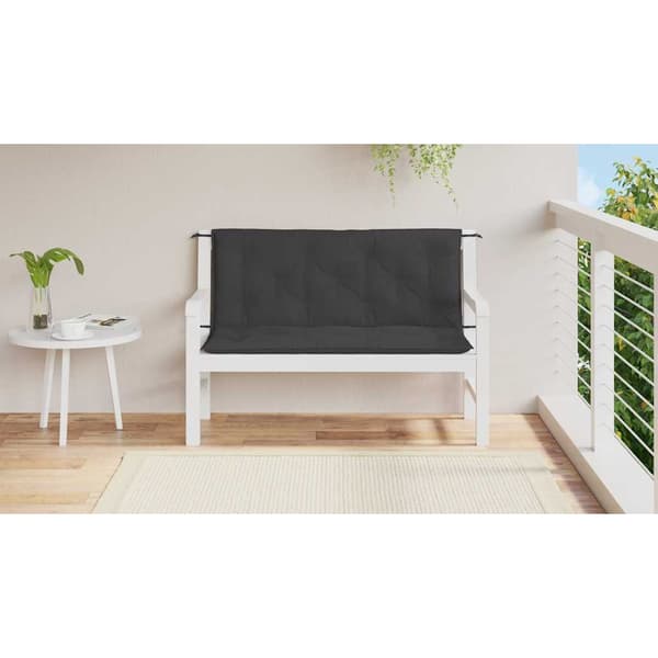 vidaXL gyngehynde, sort, 120 cm, stof
