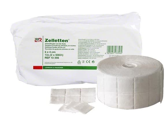 Zelleten - Pölyttömät vanulappuja 2 x 500 kpl 12w
