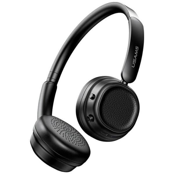 USAMS SR01 Bluetooth 5.3 ANC Over-Ear Hovedtelefoner Sort