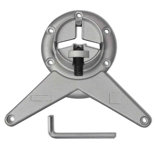 4 Höjdjusterbara bordsben 710 mm borstad nickel