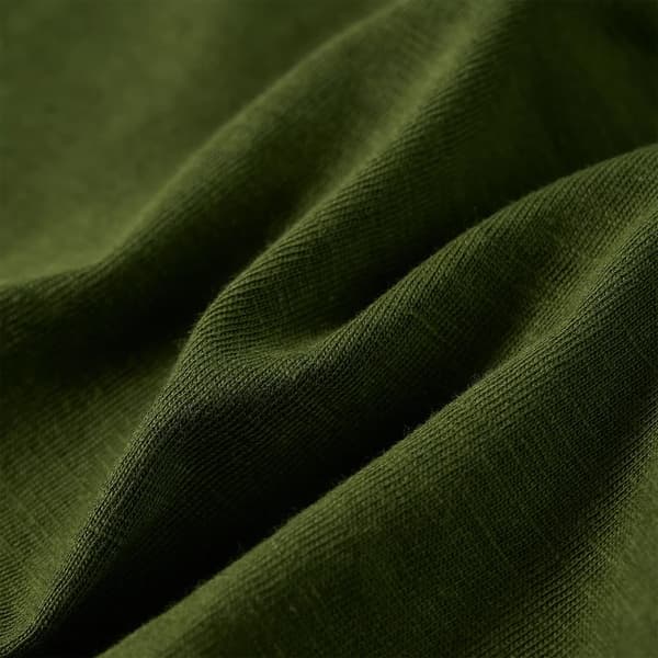 Barn långärmad T-shirt, mörk khaki, 104