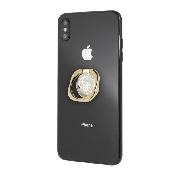 Holder, telefonring til finger, Guess ring4G, stativ, ring, guld & hvid
