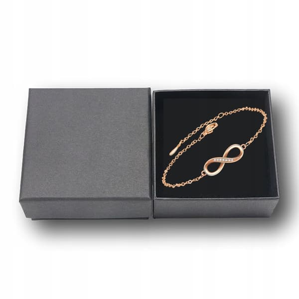 Guld Armbånd Kæder Krystaller Infinity Vedhæng
