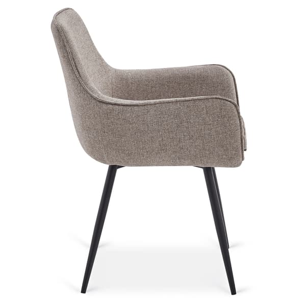 EDRICK Brun Moderne Loft Polstret Spisebordsstol