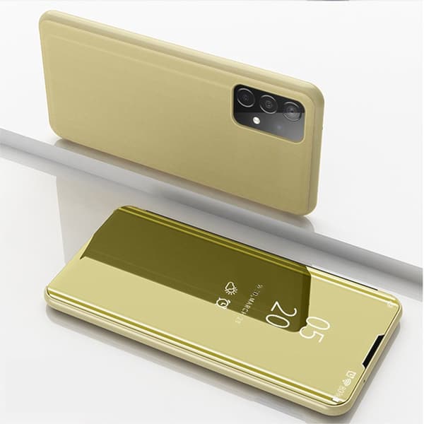 Samsung Galaxy A52 / A52s Clear View-cover, guld