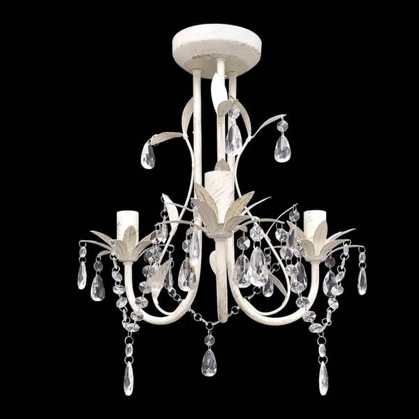 Lysekrone, elegant, hvid