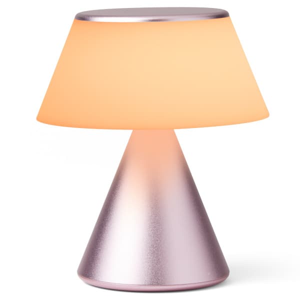 Lexon Luma M LED-lamppu, vaaleanpunainen