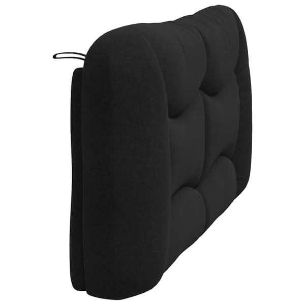 vidaXL hovedgærdehynde, sort, 160 cm, stof