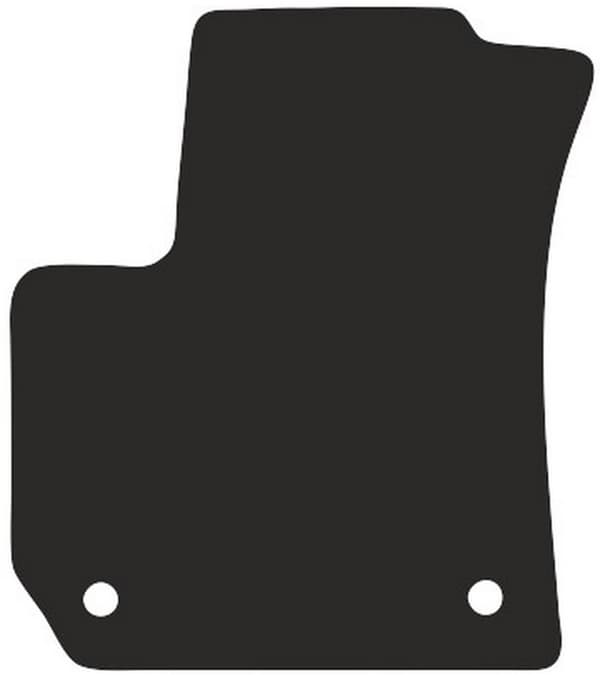 polyamid førermåtte til: Opel Zafira B minivan 2005-2014 gummibelagt førermåtte