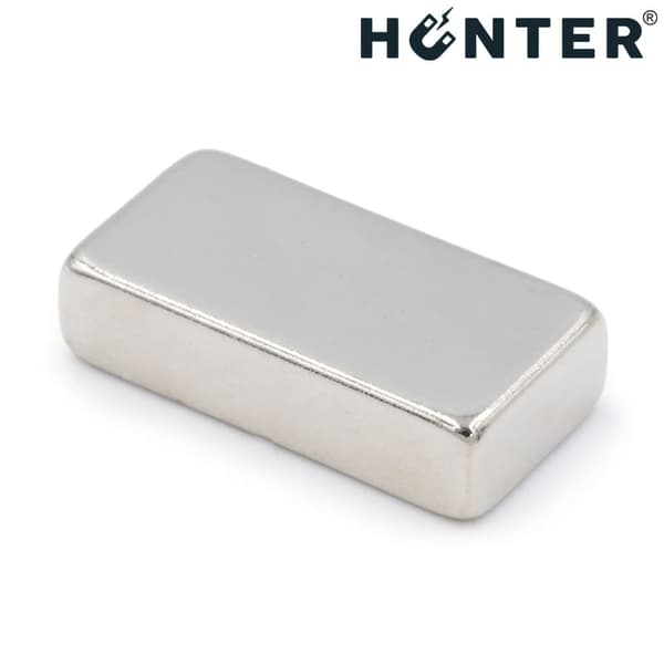 NEODYMMAGNET 20x10x5 mm STARK PLÅT Stång, Rektangulär, HUNTER