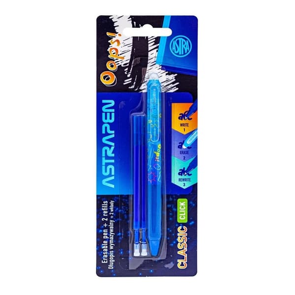 Sletpen 0,5 mm + 2 klassiske refills
