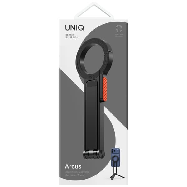 UNIQ Arcus Tripod Stand Magnetisk Holder Sort