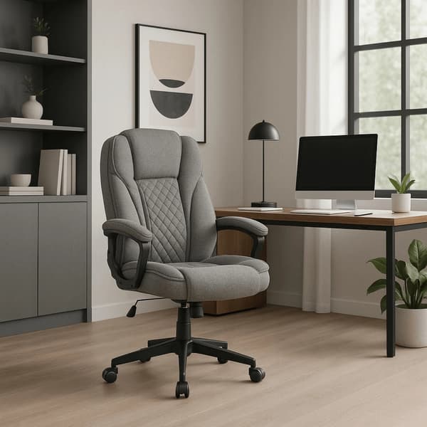 Phonix snurrstol för kontor modern grå