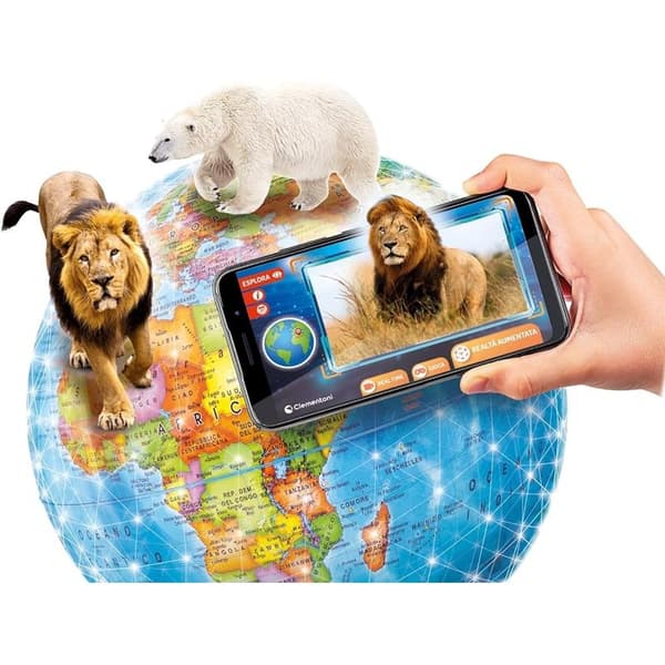 Clementoni Interaktiv Globe Eduglobus Exploreglobe Realtid 50848