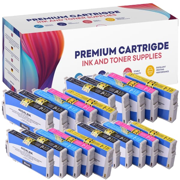 20x blækpatroner til EPSON E405XL CMYKK x4 GP