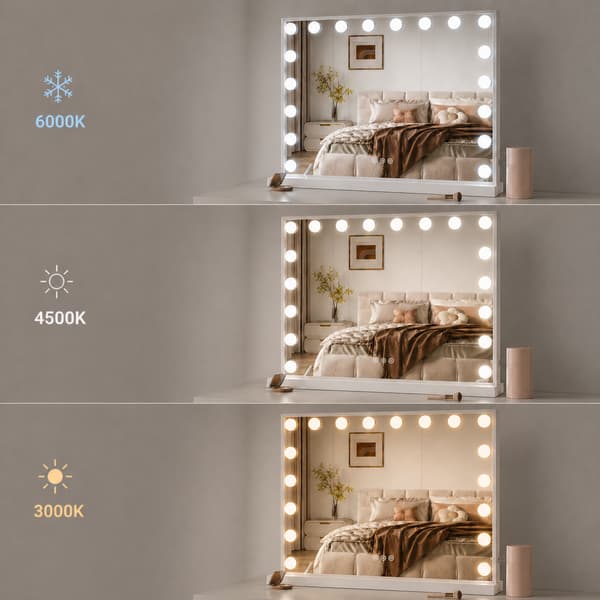 Hollywood Cosmetic -meikkipeili 80x60 LED Bluetoothilla