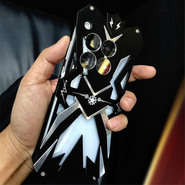 OnePlus 12 5G pansret cover, aluminiumslegering, sort
