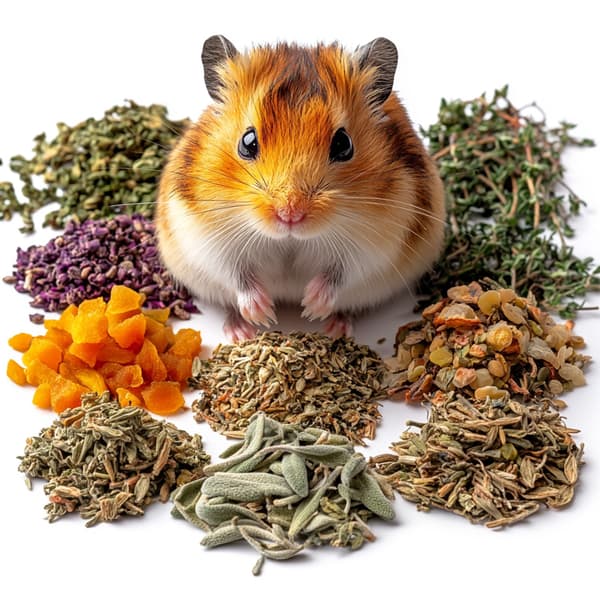 Herbal Pets - Urte- og grøntsagsfoder til hamstere 150 g