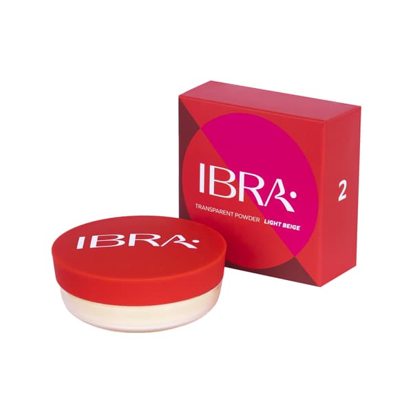 IBRA Transparent pudder nr. 2 lysbeige 12 g