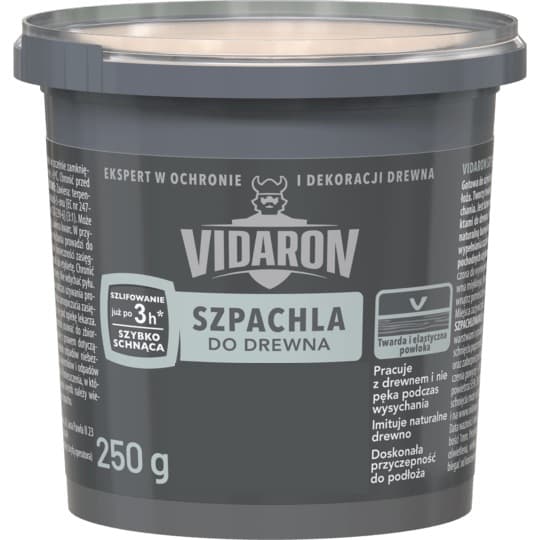 Vidaron björkspackel H02 250g för trä