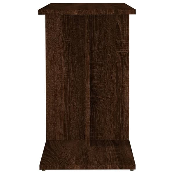 vidaXL sidebord brunt egetræ 50x30x50 cm
