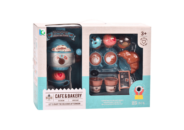 Makeiset Set Cafe Jäätelökone Kupit Muffinssit